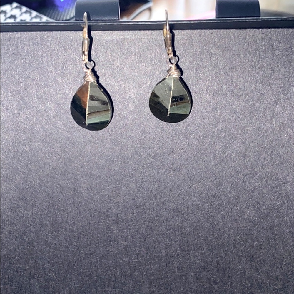 Beautiful Handmade Hematite earrings.